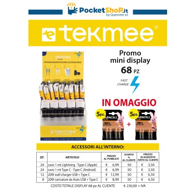 PROMO TEKMEE FAST CHARGE