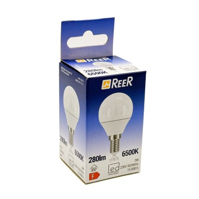 REER E14 LAMPADA SFERA LED