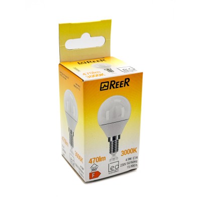 REER E14 LAMPADA SFERA LED