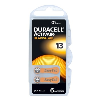 DURACELL BATTERIE DA13 B6