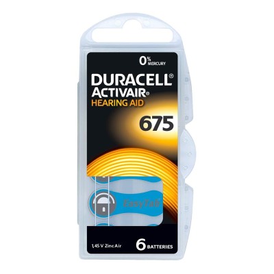 DURACELL BATTERIE DA675 B6