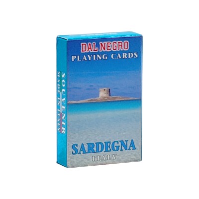 DAL NEGRO carte POKER souvenir