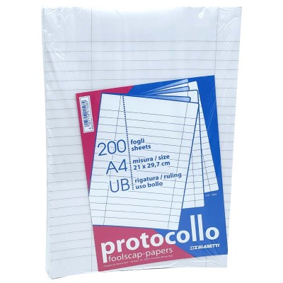 FOGLI PROTOCOLLO USO BOLLO