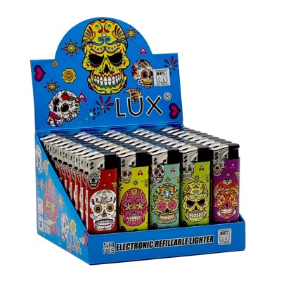 LUX ACCENDINO SKULL GLITTER
