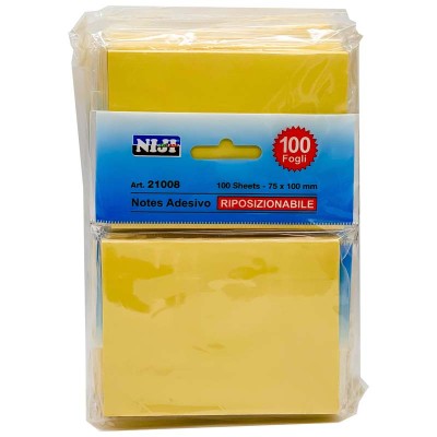 NIJI NOTES ADESIVI 100x75mm