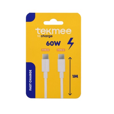 TEKMEE CAVO BL 1M TYPEC/TYPEC