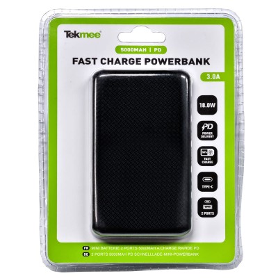 TEKMEE POWERBANK BL 5000MAH