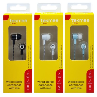 TEKMEE AURICOLARI BL WITH MIC