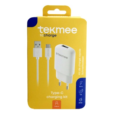 TEKMEE KIT BL TYPEC/USB 2A
