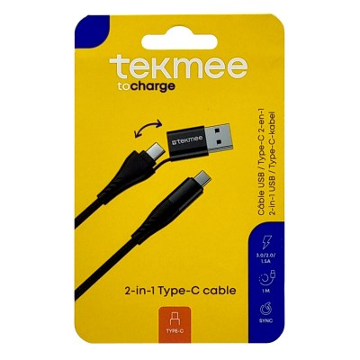 TEKMEE CAVO BL 1M 2IN1