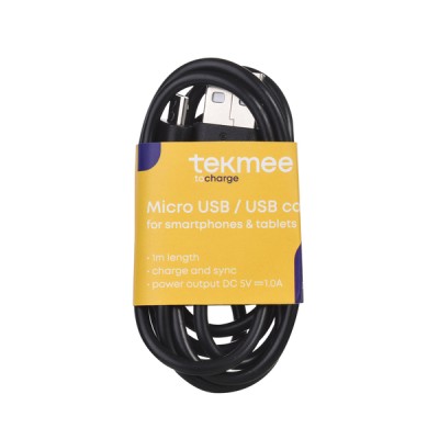 TEKMEE CAVO BK 1M MICRO
