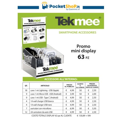 TEKMEE CHARGE DISPLAY 63PZ