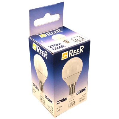 REER E14 LAMPADA SFERA LED