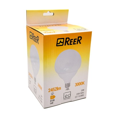 REER E27 LAMPADA GLOBO LED